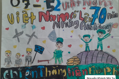 BÀI VIẾT VỀ CUỘC THI VẼ TRANH “CỦA THIẾU NIÊN, NHI ĐỒNG VỀ CHIẾN THẮNG ĐIỆN BIÊN PHỦ VÀ HÌNH ẢNH ĐIỆN BIÊN PHỦ HÔM NAY”
