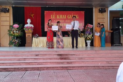 Trường tiểu học Thanh Sơn B tổ chức khai giảng năm học mới 2020 – 2021