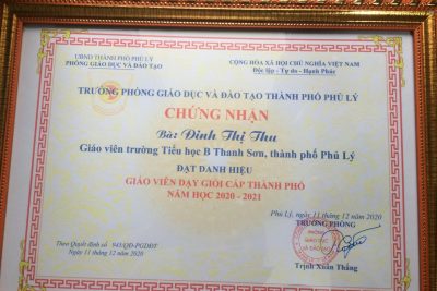BÀI VIẾT VỀ GƯƠNG ĐIỂN HÌNH TIÊN TIẾN QUÝ 4 NĂM 2020