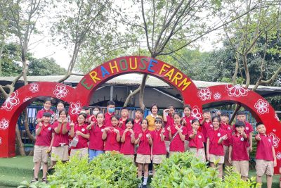 Học tập trải nghiệm kỹ năng sống cho học sinh tại trang trại giáo dục Erahouse.