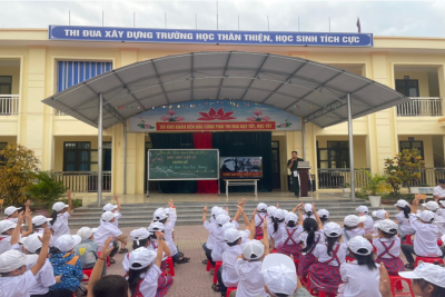 Giáo dục tình yêu và ý thức bảo vệ chủ quyền biển, đảo cho học sinh của trường TH B Thanh Sơn